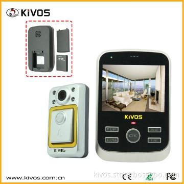 Cable Peephole Door Viewer Motion Sensor Auto Taking Photo Door Bell